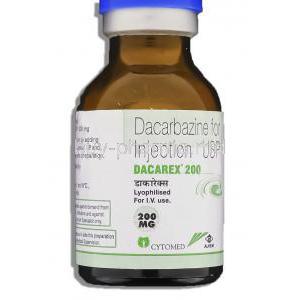 Dacarex , Generic DTIC-Dome,  Dacarbazine 200 mg Injection  Vial