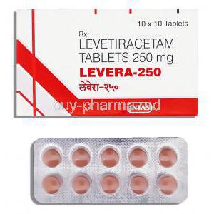 Levera, Generic  Keppra, Levetiracetam 250 mg