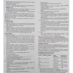 Mitomycin-C, Generic Mitozytrex/ Mutamycin, Mitomycin 40 mg injection information sheet 2
