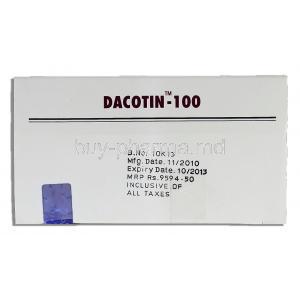 Dacotin, Generic Eloxatin, Oxaliplatin 100 mg Injection manufacturing information
