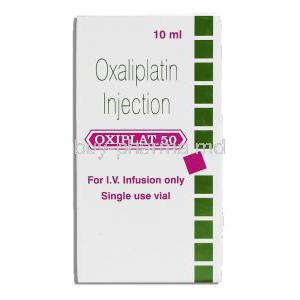 Oxaliplatin Injection 10ml, Generic Eloxatin, Oxaliplatin 50 mg, box