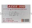 Azee, Azithromycin 500mg Box Cipla Manufacturer