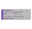 Poxet, Dapoxetine 60 mg Tablet Packaging information