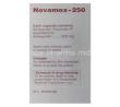 Novamox-250, Amoxycillin 250mg Box Information