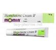 Momin Cream, Mometasone Furoate, 15g, box and tube front presentation , UTL