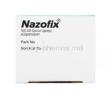 Nazofix nasal spray, Mometasone 50mcg box top