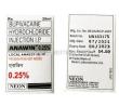 Anawin Injection, Bupivacaine 0.25% 20ml box front and back presentation