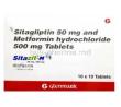 Sitazit M, Sitagliptin 50mg/ Metformin 500mg, Glenmark Pharmaceuticals, Box front view