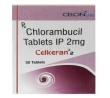Celkeran 2, Chlorambucil 2mg, 30tablets, Celon Laboratories, Box front view