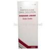 Risdone Liquid, Risperidone 1 mg/mL, Oral Solution 60mL,Intas Pharmaceuticals, Box front view