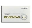 Bosentas, Bosentan 125 mg, Cipla, box front view
