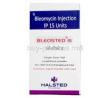 Bleosted Injection, Bleomycin 15 IU, Injection Vial, Halsted Pharma Pvt Ltd, Box front view
