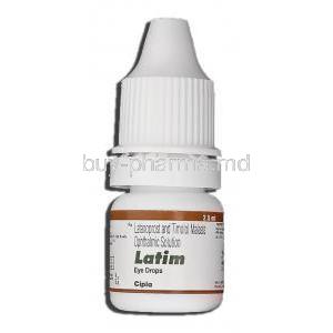 Latim, Generic Xalacom, Latanoprost 50 mcg, Timolol 5mg, Eye Drop, bottle