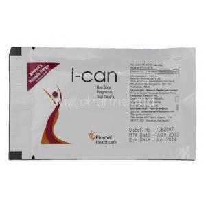 i-can, Pregnancy test, Kit, Device, Packing