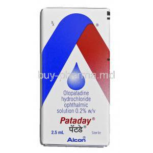 Pataday, Generic Patanol, Olopatadine Hydrochloride Ophthalmic Solution 0.2%, Eye Drops