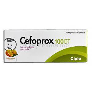 Cefoprox, Generic Vantin (DT), Cefpodoxime, 100mg, Box
