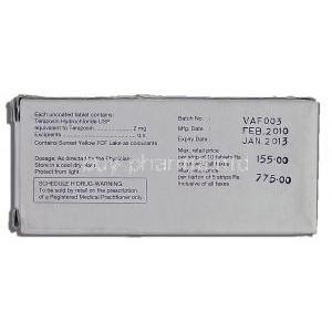 Hytrin, Terazosin HCL 2mg Box Description