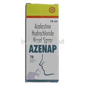 Azenap, Azelastine Hydrochloride, 10ml, Nasal spray, Box