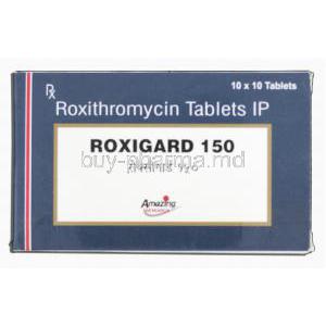 Roxigard 150, Roxithromycin, 150mg, Box