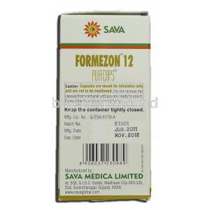 Formezon 12, Formoterol Fumarate, Powder for Inhalation, Box instruction