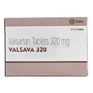Valsava, Generic Valent, Valsartan, 320 mg, Box