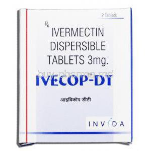Ivecop-DT, Generic Stromectol, Ivermectin Dispersible 3mg, Box (2)
