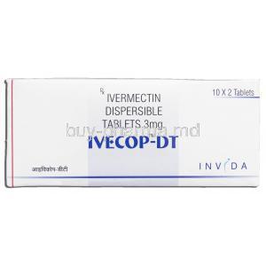 Ivecop-DT, Generic Stromectol, Ivermectin Dispersible 3mg, Box
