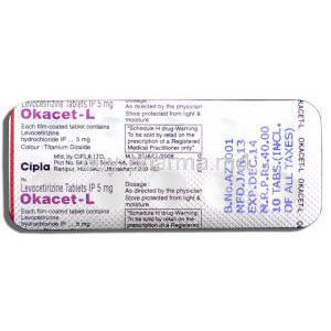 levocetirizine dihydrochloride generic xyzal mg tablet pharma md allergy