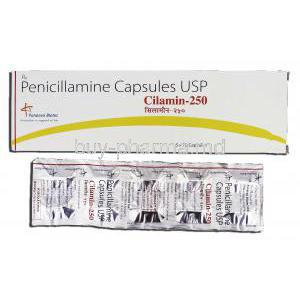 Cilamin 250, Generic Cuprimine, Penicillamine 250mg, Capsule
