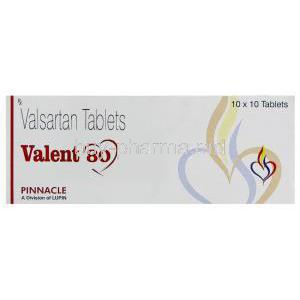 Valent, Valsartan 80 mg tablet