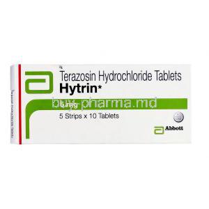 Hytrin, Terazosin Hcl 5mg box