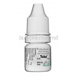 Toba, Tobramycin Ophthalmic Solution 0.3% 5 ml Eye Drop (Sun Pharma)