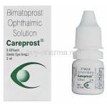 Careprost, Generic Lumigan, Bimatoprost Opthalmic Solution Eye Drop 0.03% 3 ml
