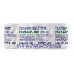 Paracip, Paracetamol tablets back