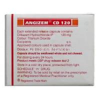 Angizem CD, Diltiazem XR 120 mg composition