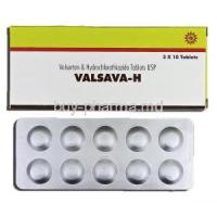 Valsava-H, Generic Valsartan / Hydrochlorothiazide, 160 mg / 12.5 mg, Tablet