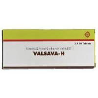 Valsava-H, Generic Valsartan / Hydrochlorothiazide, 160 mg / 12.5 mg, Box