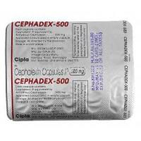 Cephadex-500, Generic Keflex, Cephalexin, 500mg, Strip description