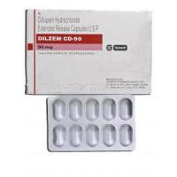 Dilzem CD-90, Generic Cardizem XL, Diltiazem ER, 90mg, Capsule