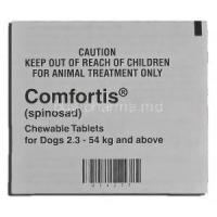 Comfortis, spinosad, 270 mg, Chewable Tablets for Dogs, Instruction Sheet