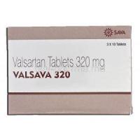 Valsava, Generic Valent, Valsartan, 320 mg, Box