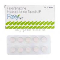 Fexy, Generic Allegra, Fexofenadine 120mg Tablet