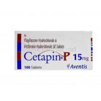 Cetapin P, Generic ACTOplus MET, Pioglitazone and Metformin 15 mg Aventis