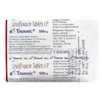 Tavanic, Generic Levaquin, Levofloxacin 500mg Blister Pack Information