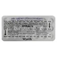 Levonorgestrel 0.15 mg/ Ethinyl Estradiol 0.03 mg  instructions