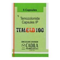 TEMCAD 100, Generic TEMODAR, Temozolomide 100mg Box