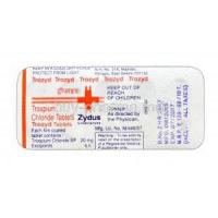 Trozyd, Generic Sanctura, Trospium Chloride 20mg blister pack information