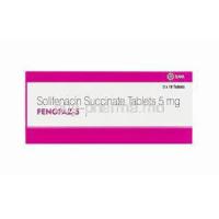 Fenopaz, Solifenacin Succinate 5mg box