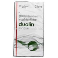 Duolin,  Levosalbutamol /  Ipratropium Bromide  50 Mcg/ 20 Mcg 200 Md Inhaler  (Cipla)