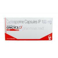 Oncyclo 100, Generic Neoral, Cyclosporine 100mg Box